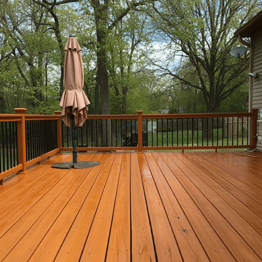 deck staining, painting & repair project photo in hernando